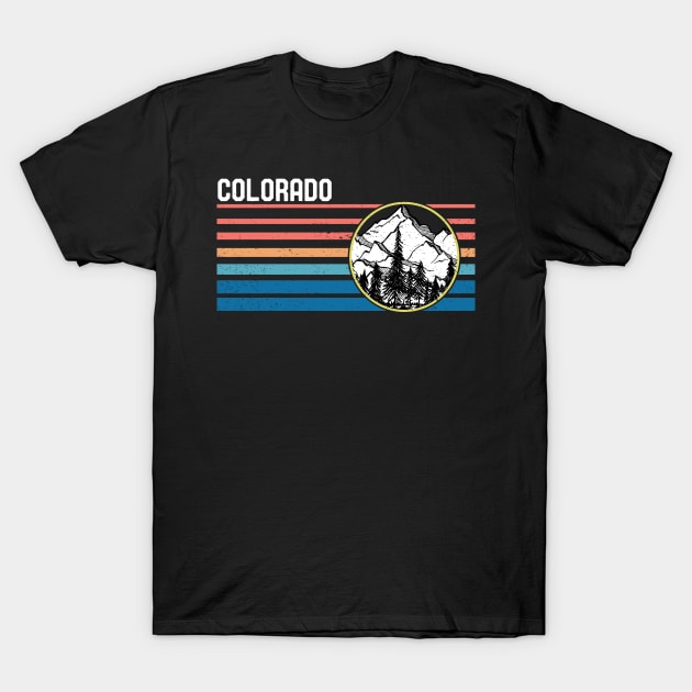 Vintage Colorado Souvenir Retro Mountain 80s 70s T-Shirt by mrsmitful01